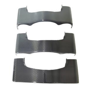 Carbon Fiber Flat Fork Guards (Dual Headlight Style) for Harley Touring Road Glide 2014–2023